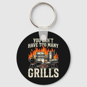 Porte-clés On Ne Peut Avoir Trop De Grils Hommes Drôle Bbq Gr