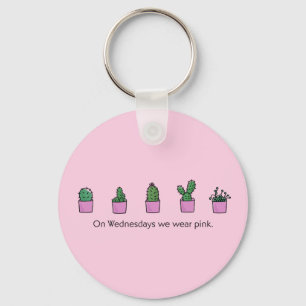 Porte-clés On Wednesdays We Wear Pink