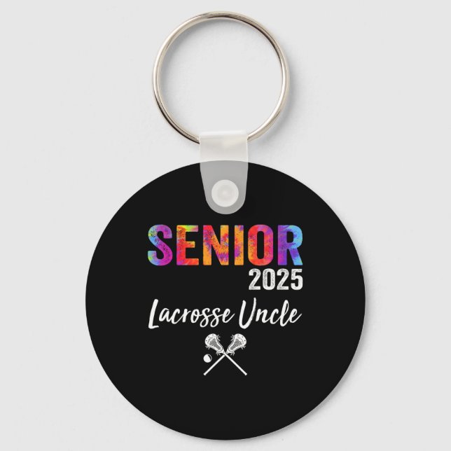 Porte-clés Oncle de crosse senior Cl 2025 Lacrosse de fin d'é (Recto)
