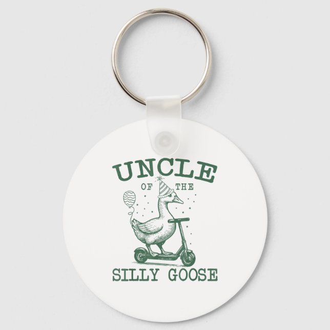 Porte-clés Oncle de l'anniversaire de la première année de la (Recto)