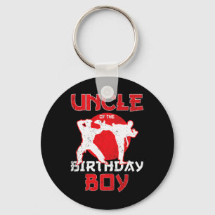 Porte-clés Oncle Of The Birthday Karate Taekwondo Boy Martial