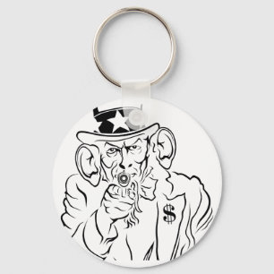 Porte-clés Oncle Sam Porte - clé