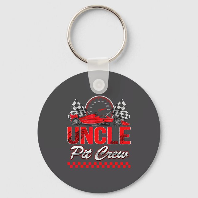 Porte-clés Oncle T Crew Famille de course automobile Garçon d (Recto)