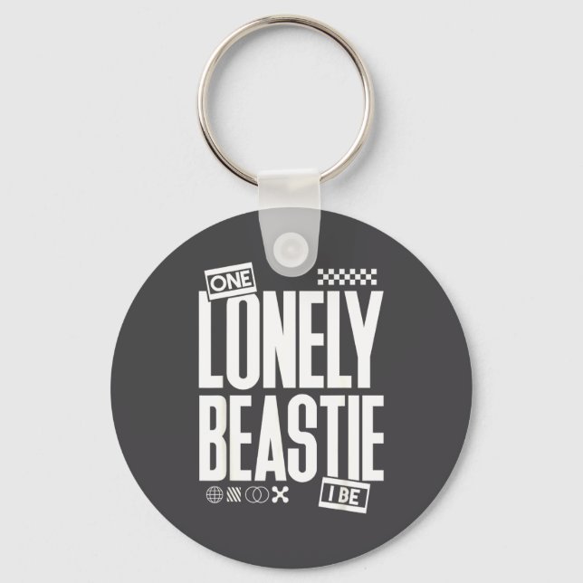 Porte-clés One Lonely Ie I Be Funny Quote Sarcastic Retro Hum (Recto)