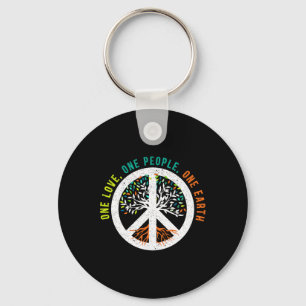 Porte-clés One Love One People One Earth Journée Internationa