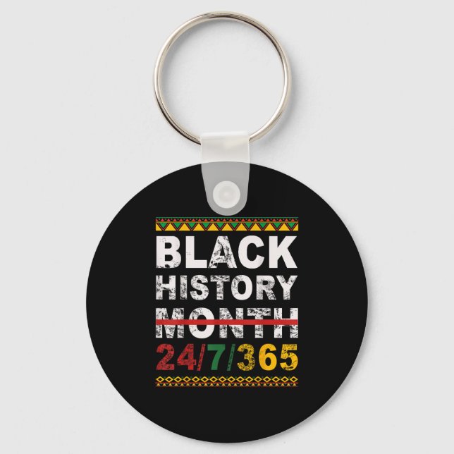 Porte-clés One Month Can't Hold Our History Black History Mon (Recto)