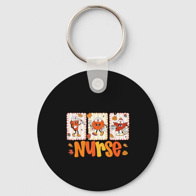 Porte-clés One Thankful Nurse Thanksgiving Turkey Day Nurse G (Recto)
