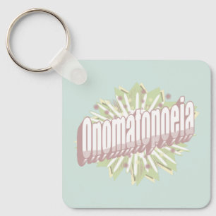 Porte-clés Onomatopoeia Explosion Anglais