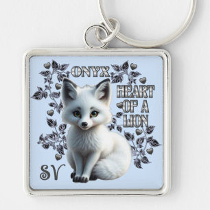 Porte-clés Onyx Personnalisé - Cœur De Lion