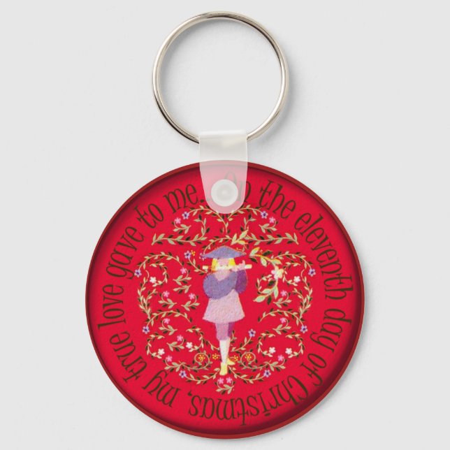 Porte-clés Onze caniveaux (Recto)