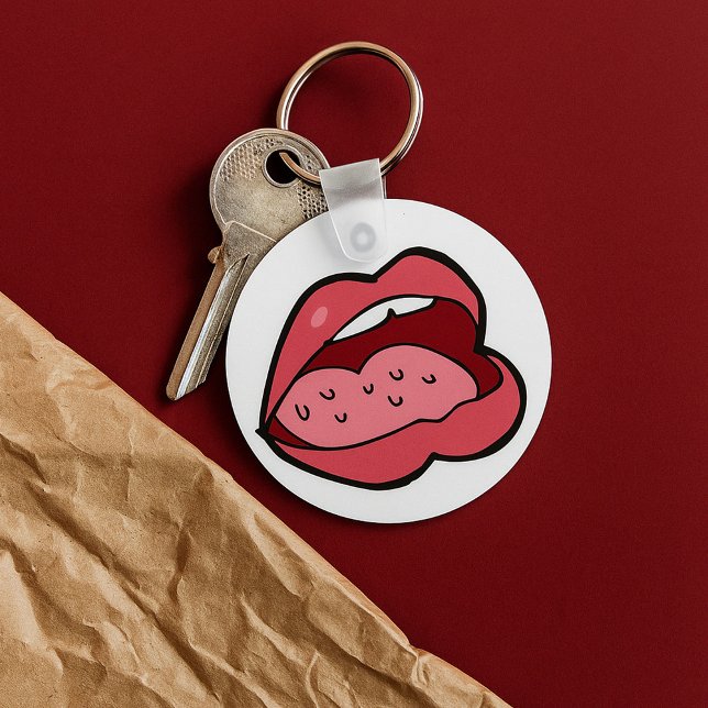 Porte-clés Open Mouth Tongue Keychain (Créateur téléchargé)