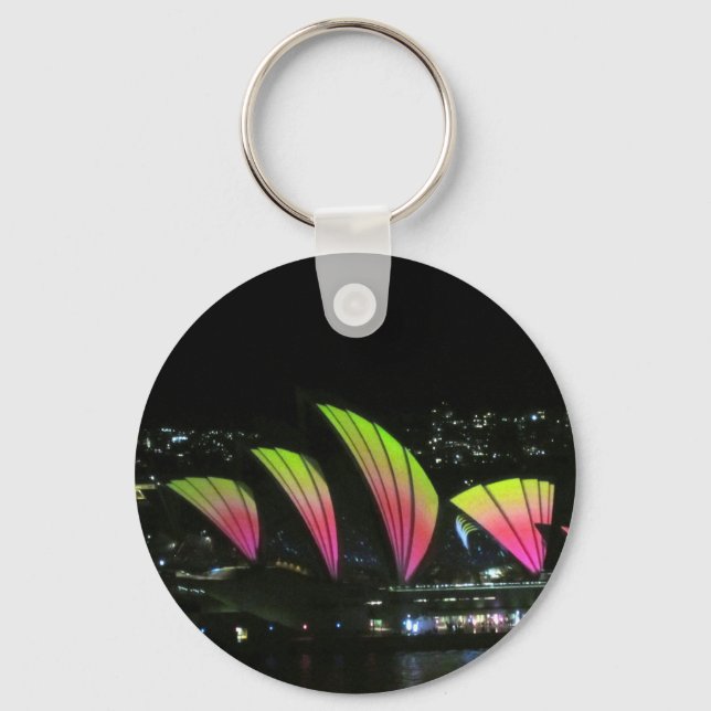 Porte-clés opéra de sydney vivid (Recto)