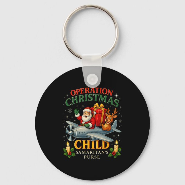Porte-clés Operation Christmas Child Samaritan’s Purse Xmas D (Recto)