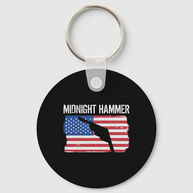 Porte-clés Opération Jet Stealth B-2 Midnight Hammer Drapeau  (Recto)