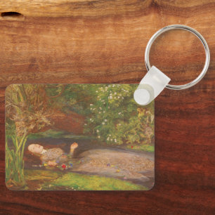 Porte-clés Ophélie de Millais, Art Victorien Vintage