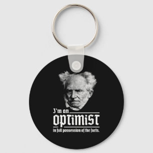 Porte-clés Optimiste Arthur Schopenhauer Pessimisme Pessimist