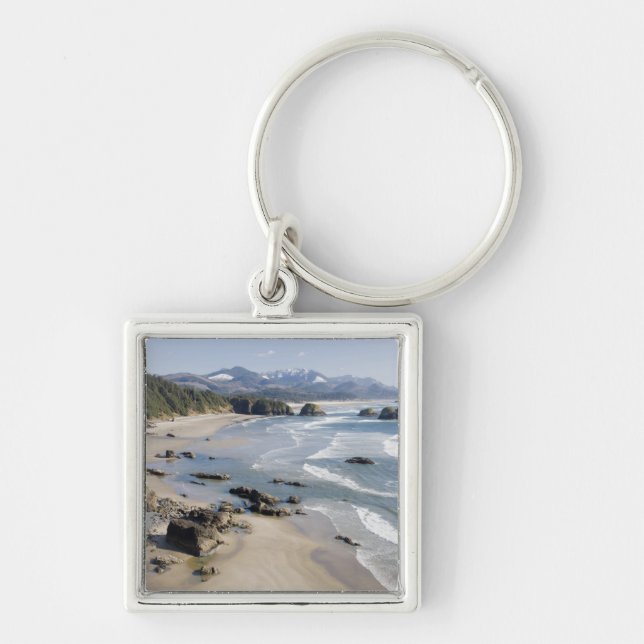 Porte-clés OR, côte de l'Oregon, Ecola State Park, Crescent 2 (Devant)