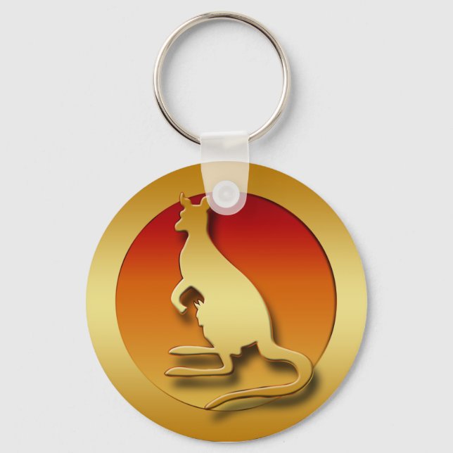 PORTE-CLÉS OR KANGAROO (Recto)