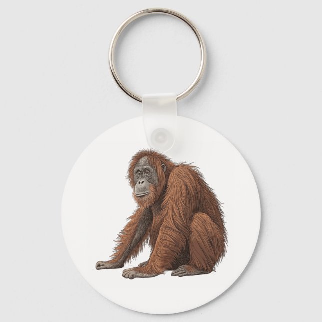 Porte-clés Orang-outan (Recto)