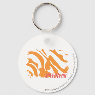 Porte-clés Orange 4 de zèbre