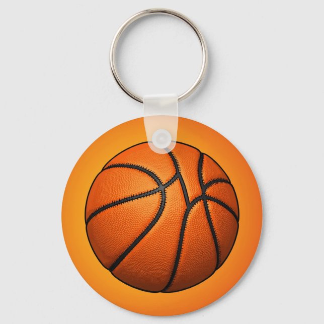Porte-clés Orange Basketball Texture Keychain (Recto)
