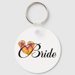 Porte-clés Orange de bascule électronique de jeune mariée