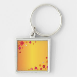 Porte-clés Orange Flowers