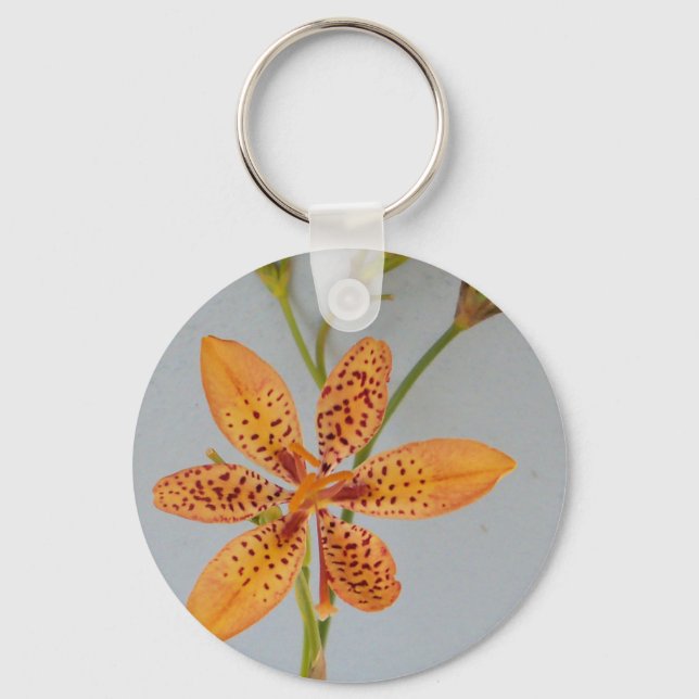 Porte-clés Orange spotted Iris called a  Blackberry lily (Recto)