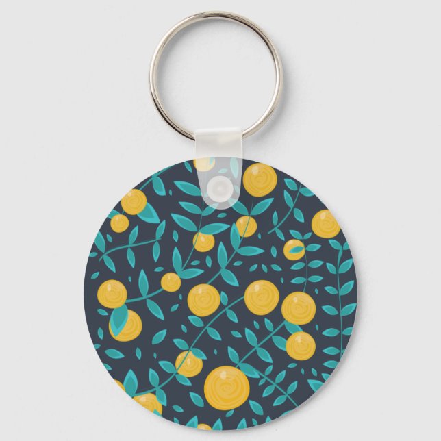 Porte-clés Orange vintage (Recto)
