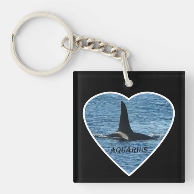 Porte-clés Orca Aquarius – Personnalisable sur mes (Devant)