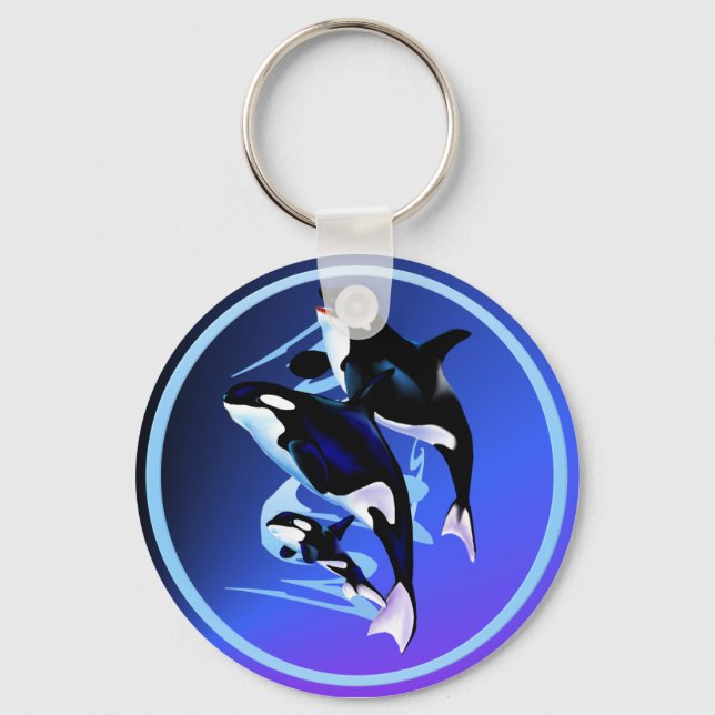 Porte-clés Orca Family Keychain (Recto)