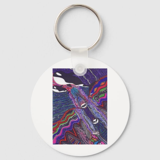 Porte-clés Orca Whales (Recto)