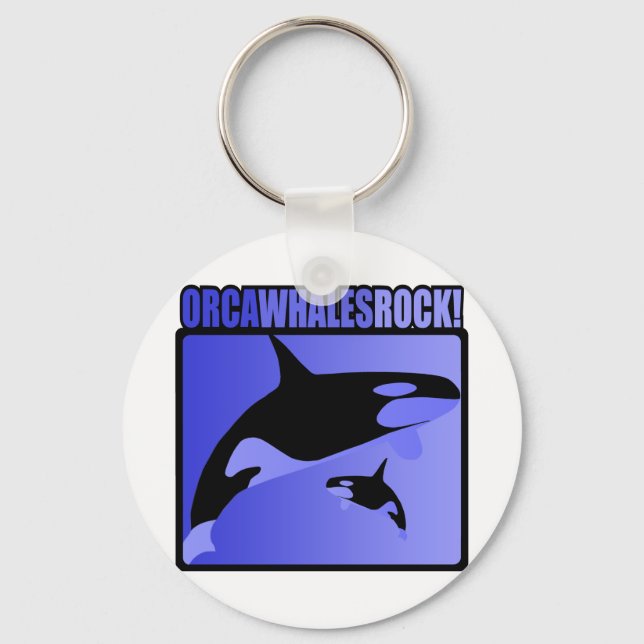 Porte-clés Orca Whales Rock ! (Recto)