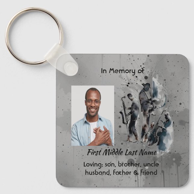 Porte-clés Orchestre de jazz de musique de souvenir (Recto)