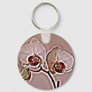 Porte-clés orchidée