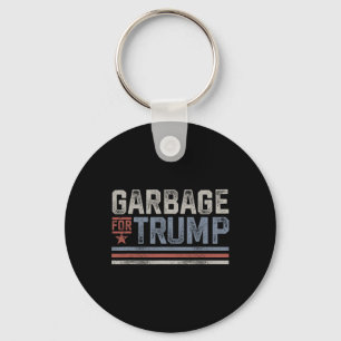 Porte-clés Ordures Pour Trump Trash 2024 Ordures Vintages Pou