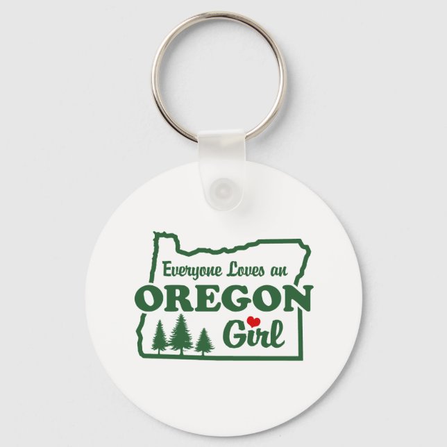 Porte-clés Oregon Girl (Recto)