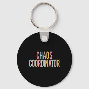Porte-clés Organisateur de chaos journée d'appréciation color