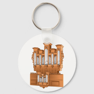 Porte-clés Orgue de tuyau, Orgue de l'église Graphisme Brown