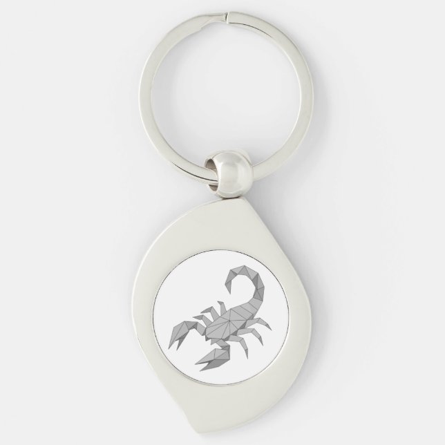 Porte-clés origami scorpion (Devant)