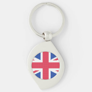Porte-clés Original cross-stitch design Union Jack