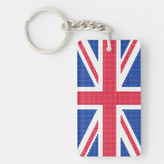 Porte-clés Original cross-stitch design Union Jack