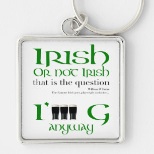 Porte-clés Original irlandais ou non irlandais St Patrick's D