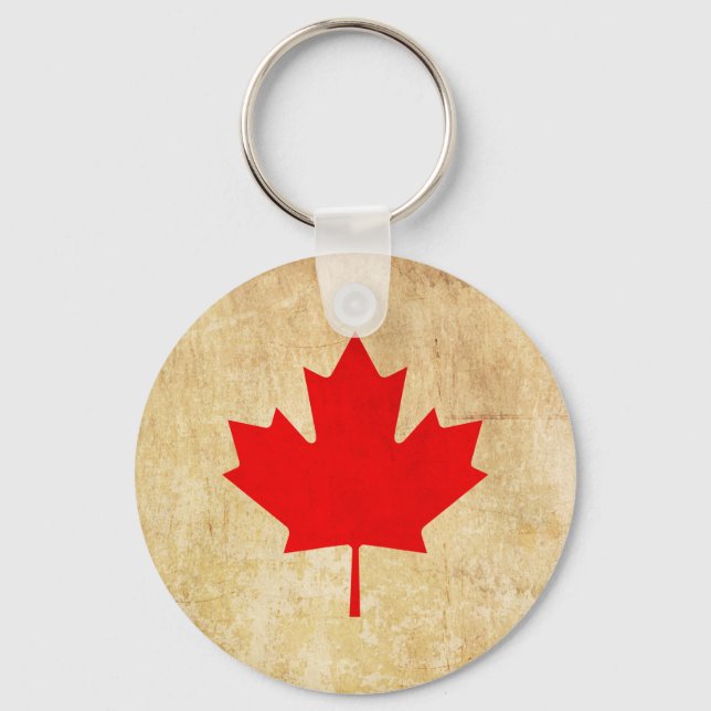 Porte-clés Originale Vintage Patriotique canadienne (Recto)