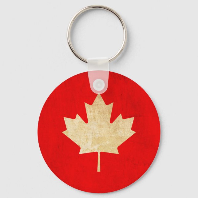 Porte-clés Originale Vintage Patriotique canadienne (Recto)