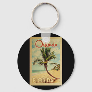Porte-clés Orlando Palm Tree Vintage Travel