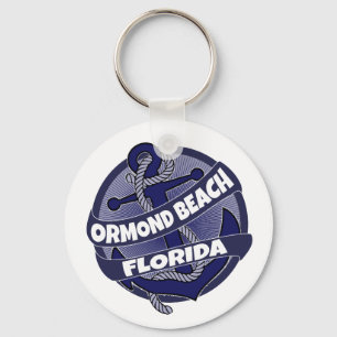 Porte-clés Ormond Beach Floride ancre tourbillon porte - clé