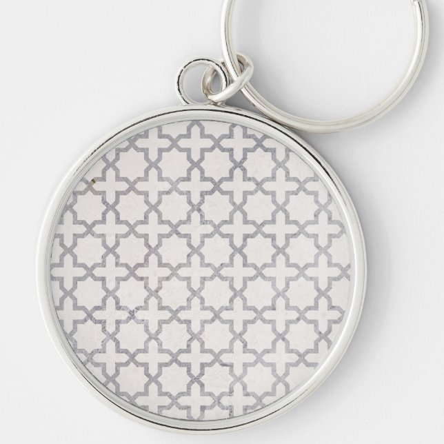 Porte-clés Ornement arabesque élégant (Devant)