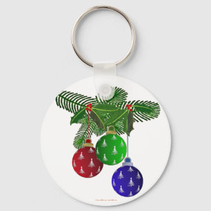 Porte-clés Ornements Colorés pour l'Arbre de Noël