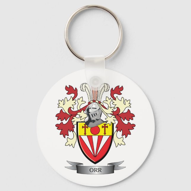Porte-clés Orr Family Crest Coat of Arms (Recto)